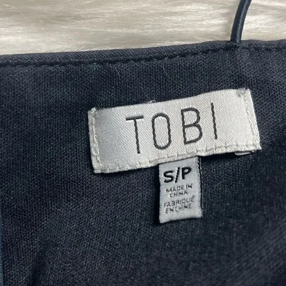Tobi Bralette Crop Top Dark Navy Blue Size Small - Picture 4 of 5